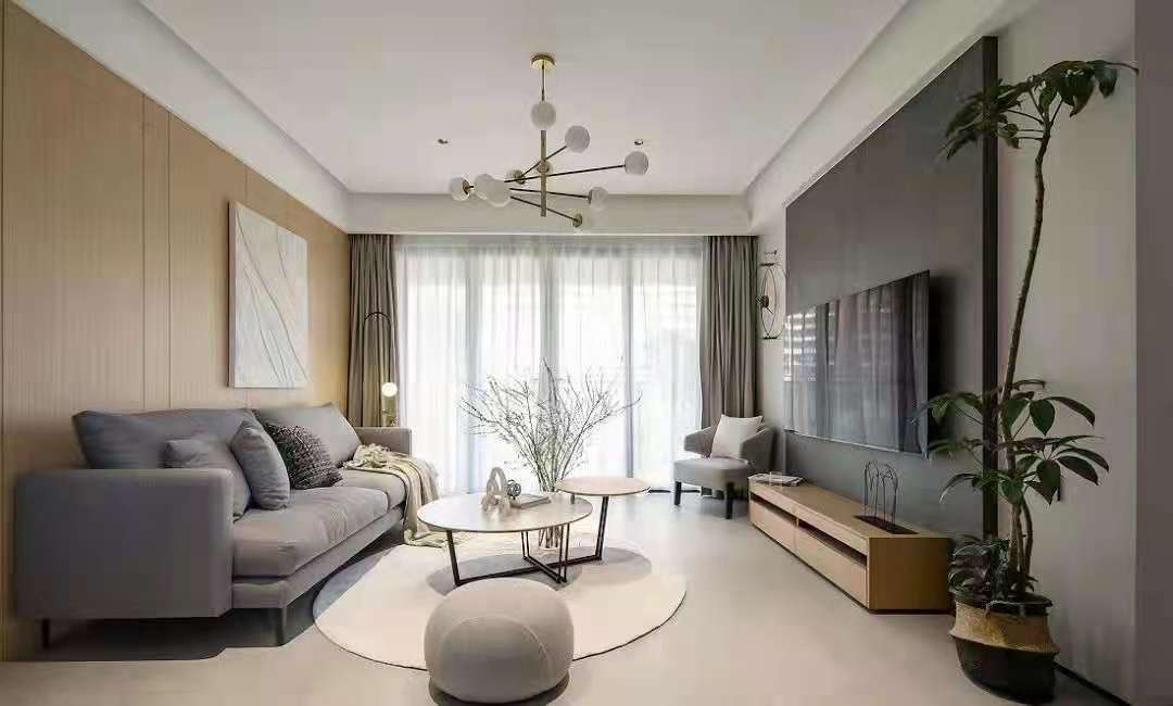 自然舒适的木饰面, 温柔色调的软装，让整个空间更具治愈感和亲和力，加上生活的烟火气，安静而温馨，平淡而简单。 (9).jpg