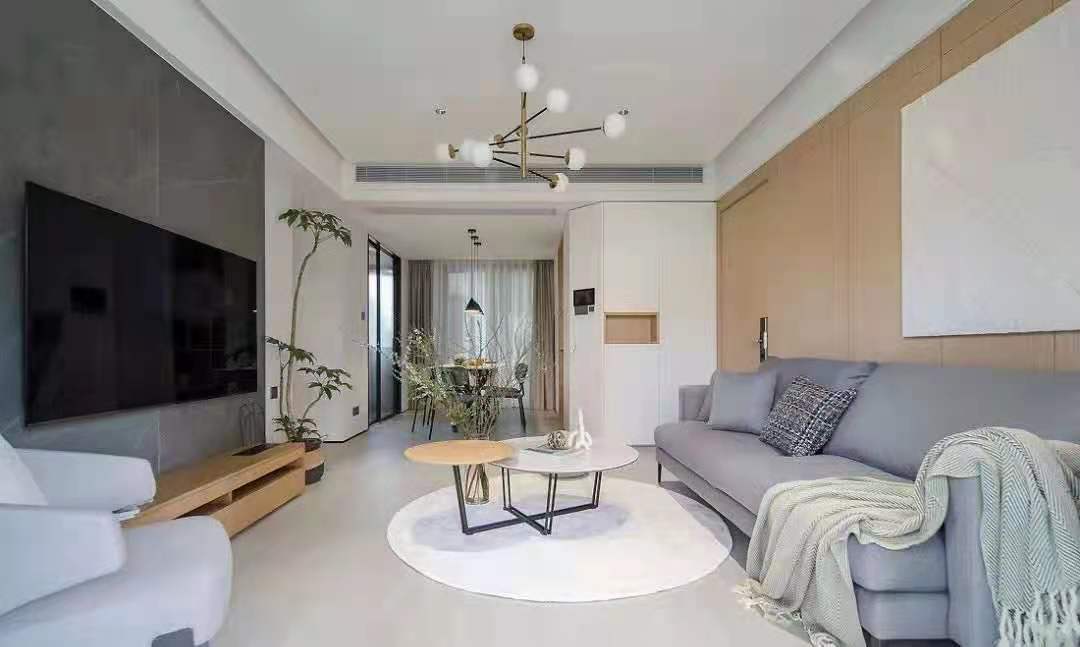 自然舒适的木饰面, 温柔色调的软装，让整个空间更具治愈感和亲和力，加上生活的烟火气，安静而温馨，平淡而简单。 (7).jpg